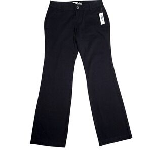Old Navy The Flirt Bootcut Pants Women's Size 2 Petite Black Stretch Career NWT